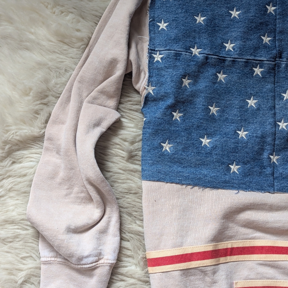 NWT Free People X Tricia Fix Stripes And Stars Pullover - Picture 6 of 15